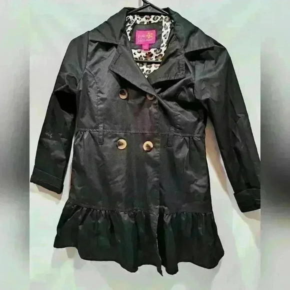 Pink Platinum Other - Pink Platinum Girls Double Leopard Jacket sz 7/8